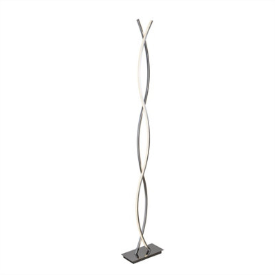 Luminosa Ing Luminosa Platt Led 2 Floor Lamp Chrome Light