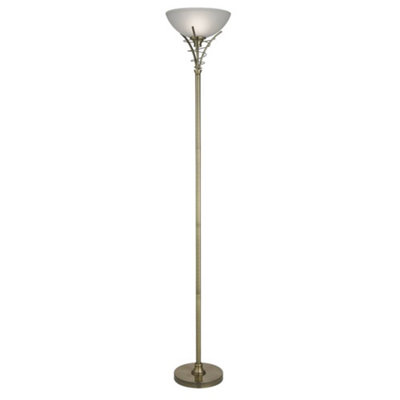 Pagazzi Lighting Pagazzi Gretta Antique Brass Floor Lamp