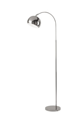 B&Q -  Chrome Arch Floor Lamp