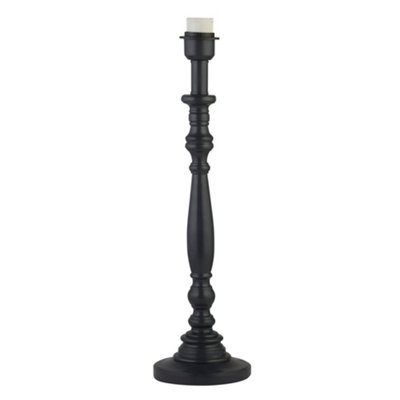 Lighting Collection Cape Grey Candle Stick Base from B&Q