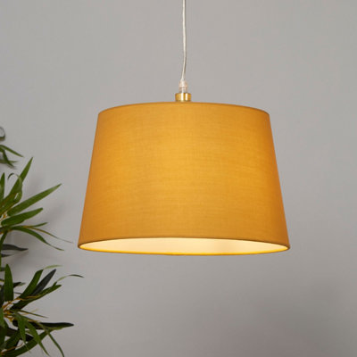 Lighting Collection Colour Loom Modern Fabric Drum Pendant Shade from B&Q