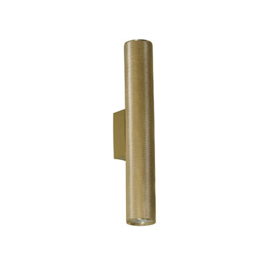 Portwest Westport Southampton Up & Down Wall Light Brass from B&Q