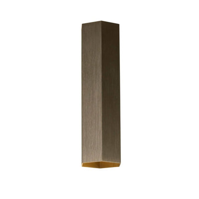 Portwest Westport Wainscott Up & Down Wall Light Bronze from B&Q