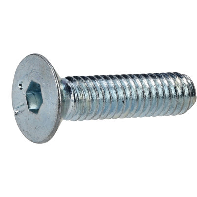 B&Q -  337388 M4 X 16 Hex Socket Countersunk Screws Steel BzpPack Of 100