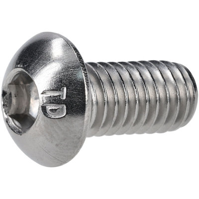 R-Tech 337486 M6 X 12 Hex Socket Button Screws A2 St/stPack Of 100 from B&Q