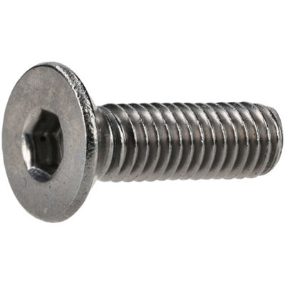 B&Q -  337495 M3 X 10 Hex Socket Countersunk Screws A2 St/stPack Of 100