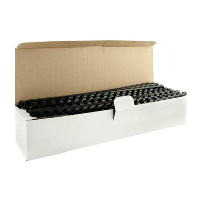 Q-Connect Black 8mm Binding Combs (Pack Of 100) Kf24018 from B&Q