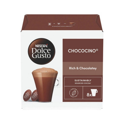 Nectra Nescafe Dolce Gusto Chococino Hot Chocolate Capsules Pods Pack Of 48