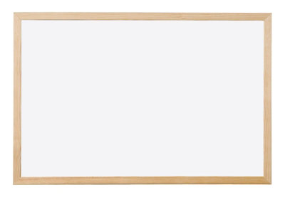Q-Connect Wooden Frame Whiteboard 900X600mm from B&Q