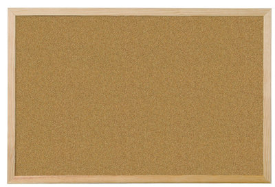 Q-Connect Lightweight Cork Noticeboard 600 X 900 mm from B&Q