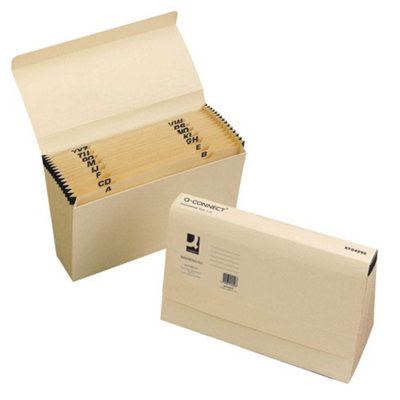 Q-Connect Expanding File Foolscap 31 Pocket Manilla Kf04090 from B&Q