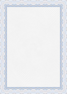 Apli Decadry Border Certificate A4 Paper 115Gsm Blue (Pack Of 25) Osd4040 from B&Q