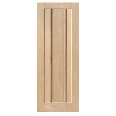 JB Kind Doors Eden Oak Unfinished Internal Fire Door from B&Q