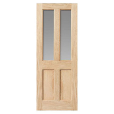 B&Q -  Severn Oak Glazed Internal Door
