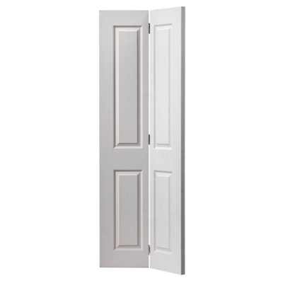 JB Kind Doors Canterbury White Bi-Fold Internal Door from B&Q
