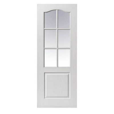 B&Q -  Classique 6 Light White Internal Door