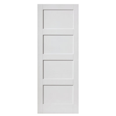 JB Kind Doors Montserrat White Internal Fire Door from B&Q