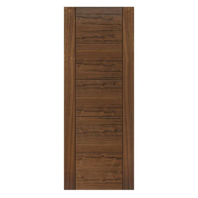 JB Kind Doors Tigris Walnut Finished Internal Door from B&Q