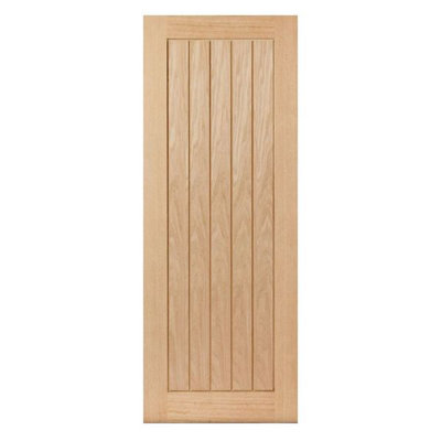 JB Kind Doors Thames Oak Internal DoorUnfinished from B&Q