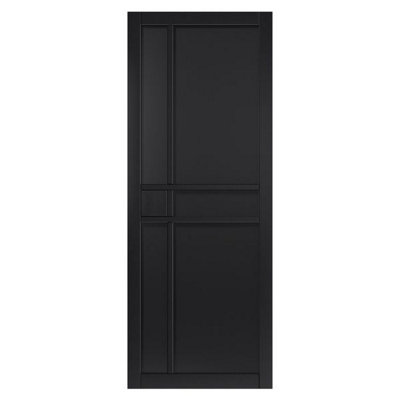 JB Kind Doors Urban Industrial City Black Internal Door from B&Q
