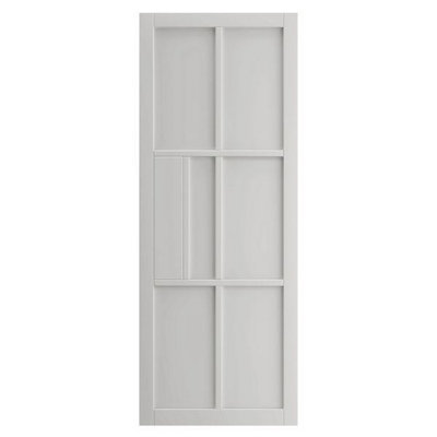 JB Kind Doors Urban Industrial Civic White Internal Door from B&Q