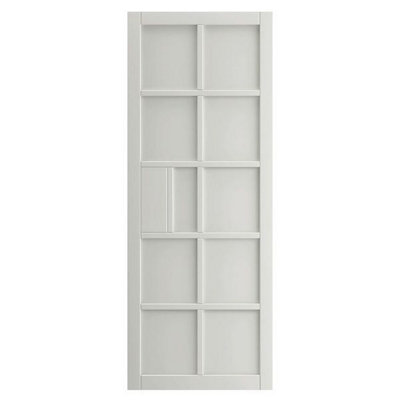 JB Kind Doors Urban Industrial Plaza White Internal Door from B&Q