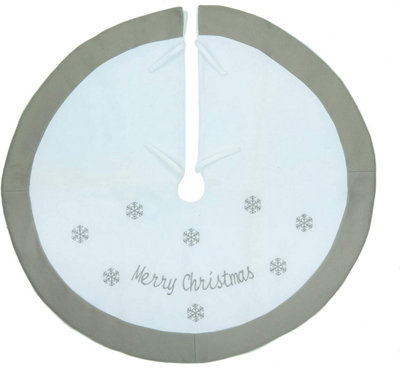 Premier Merry Christmas Tree Skirt from B&Q