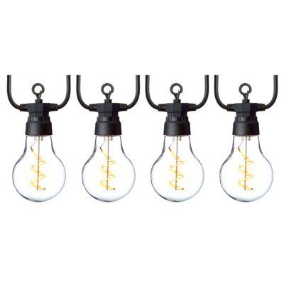 B&Q -  Connectable Festoon Lights 10 Led Spiral A60 4.5M Length White