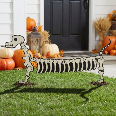 B&Q -  Distinctive Sausage Dog Skeleton Halloween Stake
