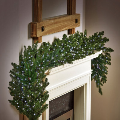 Premier Decorations Limited Premier Christmas Garland String Lights White Treebrights 240 Led 6M Timer from B&Q