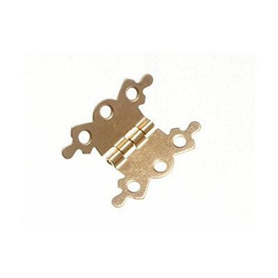 Butterfly Ornate Fancy Hinge Eb Brass Plated 40mm With Screws (Pack Of 6) from B&Q