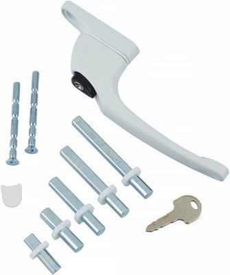 Era Maxim Espagnolette Inline Multi Spindle Handle Right/left HandWhite from B&Q