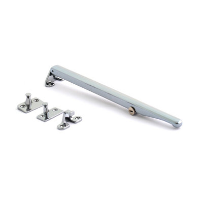 ERA Craftsman 11" Locking StaySatin Chrome from B&Q