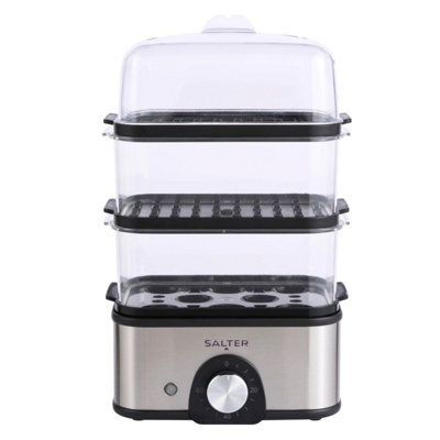  - Salter Food Steamer 3-Tier Electric 3L Healthy Cooking Oil Free Vegetable Meals
