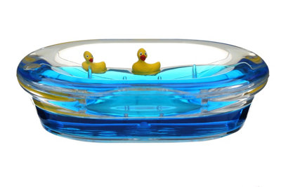 Orsina Floating Ducks Acrylic Soap Dish from B&Q