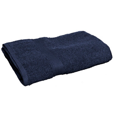 Towel City Luxury Range Guest Towel (550 Gsm) Navy (One Size) from B&Q