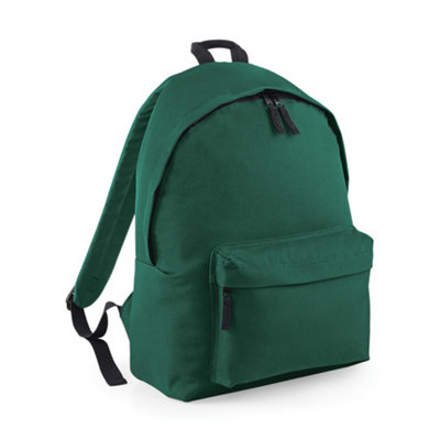  - Beechfield Childrens Junior Fashion Backpack Bags / Rucksack / School Bottle Green (One Size)