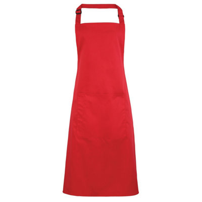 Premier Ladies/womens Colours Bip Apron With Pocket / Workwear from B&Q