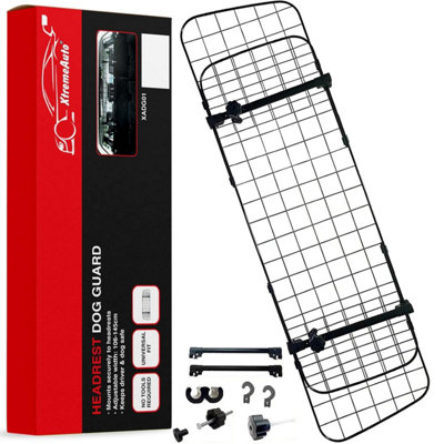 Xtremeauto Car Dog Guard For BootHeavy Duty Universal Cage Barrier PetDogs Fitting DividerEasy Fit With Instructions from B&Q
