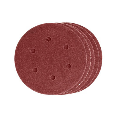 Dekton 20Pc 150mm Hook And Loop Orbital 80 Grit Medium Sanding Disc from B&Q
