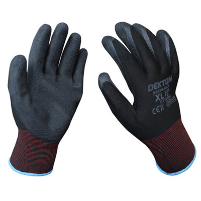 Dekton 12 Pack Mechanics Latex Foam Coated Gloves Size 10/xl Cat11En388 from B&Q