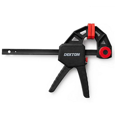 Dekton 2Pc 6" Quick Grip Speed Ratchet Vice Bar Clamp Rapid Clamp Set from B&Q