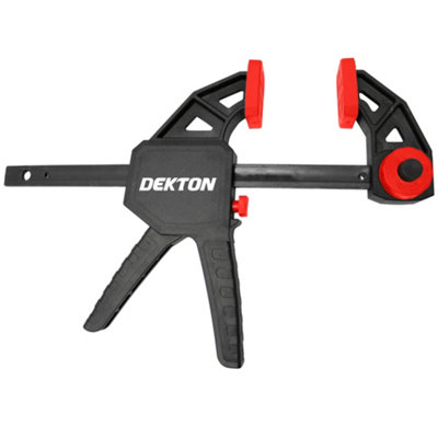 Dekton 2Pc 12" Quick Grip Speed Ratchet Vice Bar Clamp Rapid Clamp Set from B&Q