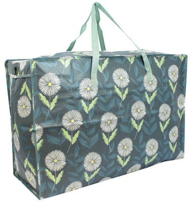 Vivo Extra Large Jumbo Reusable Strong Laundry Shopping Bags With ZipDaisy from B&Q