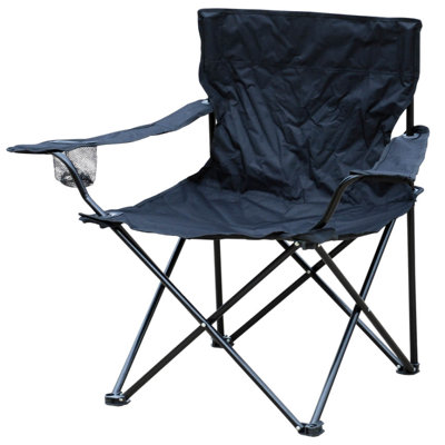 Vivo Portable Folding Camping Chair For Fishing Beach Garden Picnic FestivalBlue from B&Q
