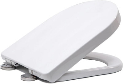 B&Q -  Premium D Shape Soft Close Toilet Seat