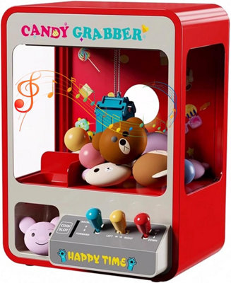 Vivo Candy Grabber Machine Battery Operated Retro Arcade Usb Powered Claw Fairground from B&Q