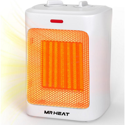 Vivo 2000W Mini Fan Heater Ceramic 3 Heat Settings Portable Overheat ProtectionWhite from B&Q