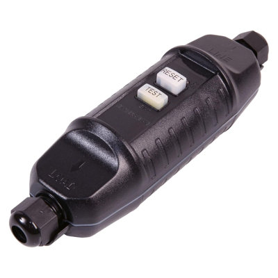 B&Q -  Rewireable 13A Inline Rcd Connector Ip66 Waterproof