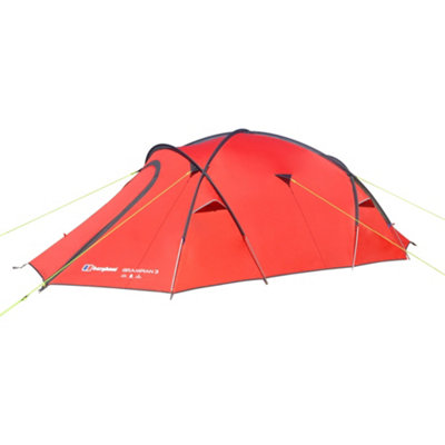 Berghaus Grampian 3 Man Dome Tent With Sewn In Groundsheet from B&Q